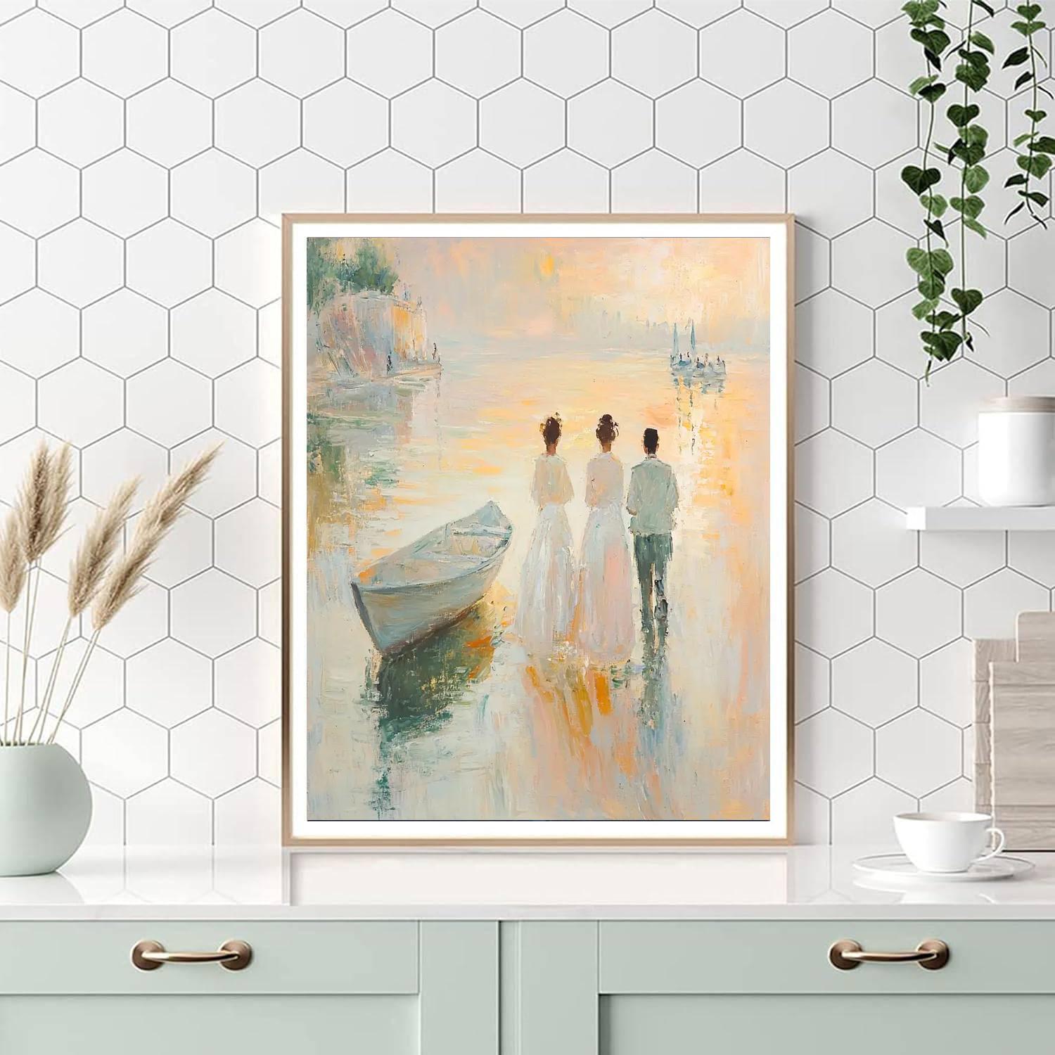 Edgar Degas Inspired Murmurs Of Time  Paint By Numbers Art