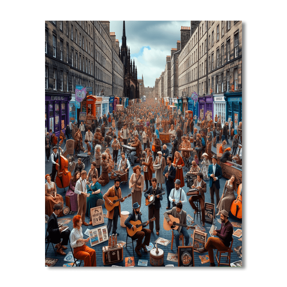 Edinburgh Festival Fringe Painting Number Kit