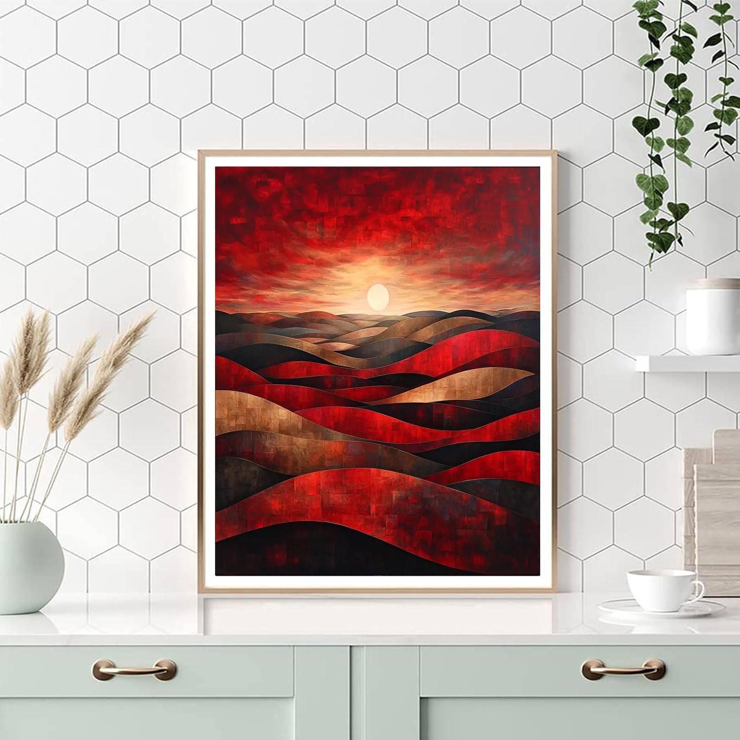 Caravaggio Inspired Veils Of Harmony  Number Painting