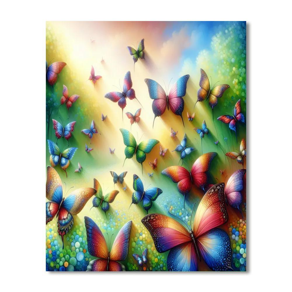 Butterfly Magic Paint By Numbers Kits