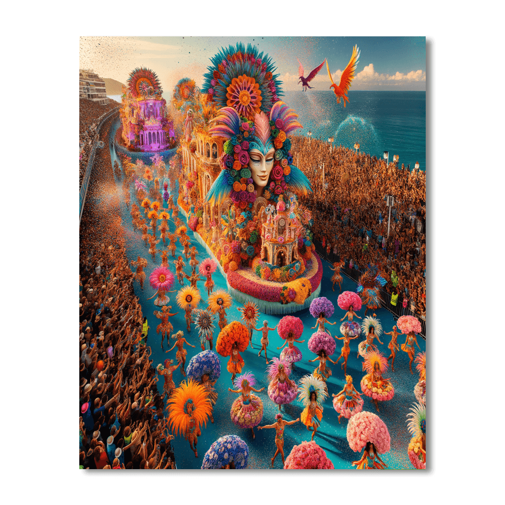 Carnival Of Nice - Nice, France Paint By Numbers