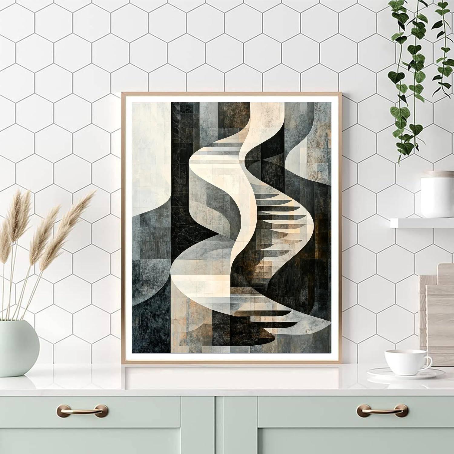 M.C. Escher Inspired Symphony Of Shadows  Painting By Numbers Kit