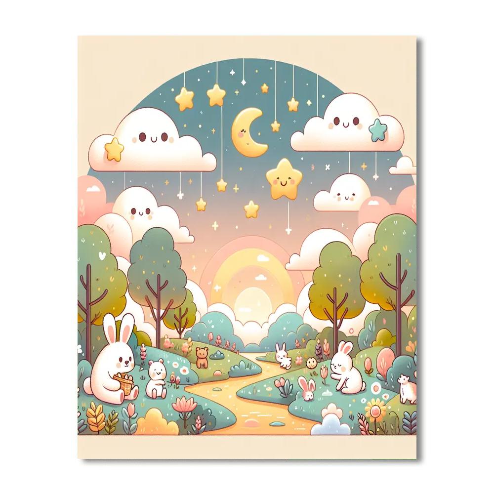 Sweet Dreams Land Painting Number Kit