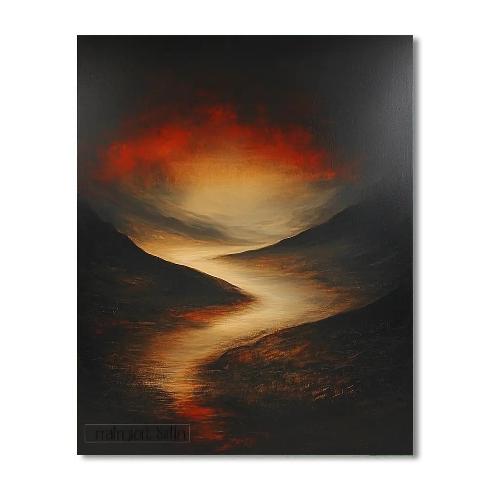 Caravaggio Inspired Abyss Of Serenity  Paint By Numbers Kits