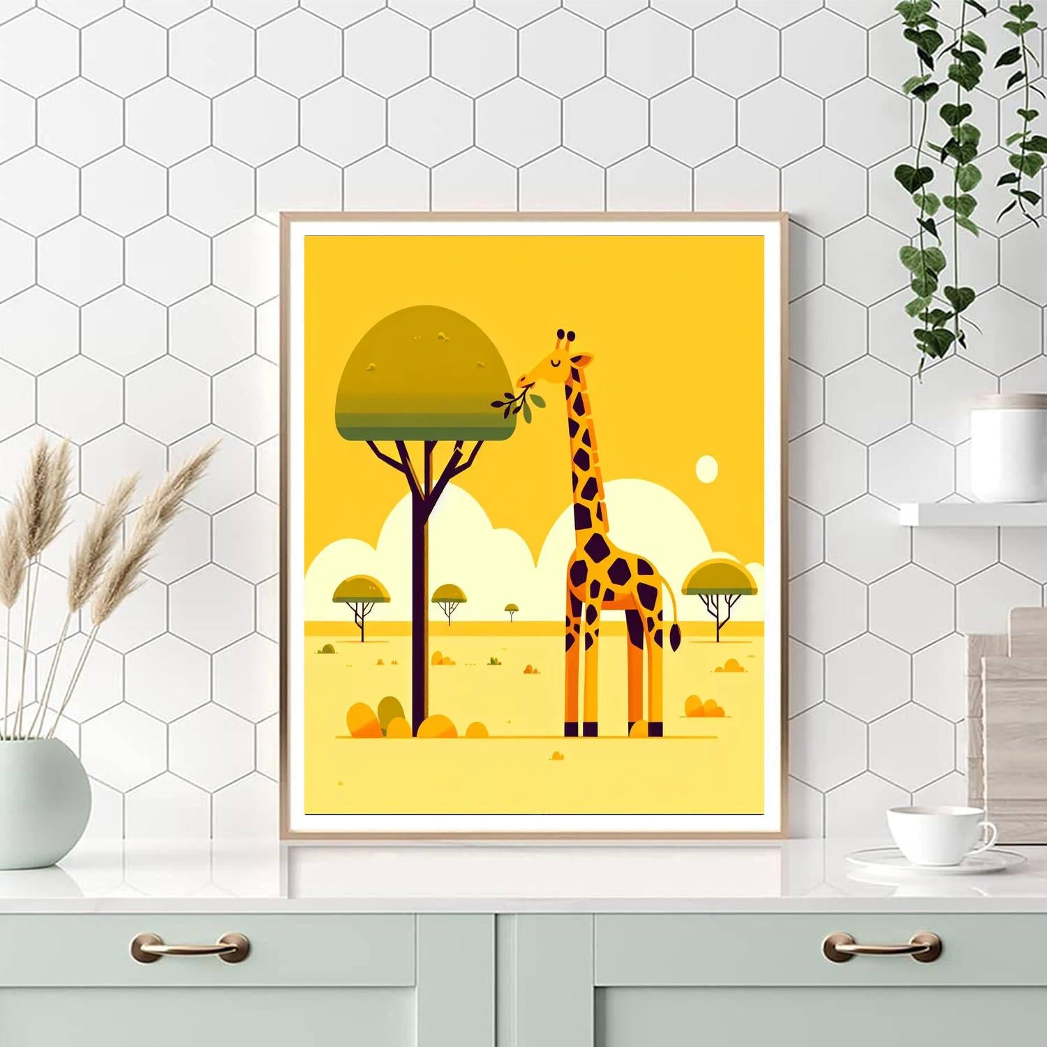 Exploring The Savannah Painting Number Kit