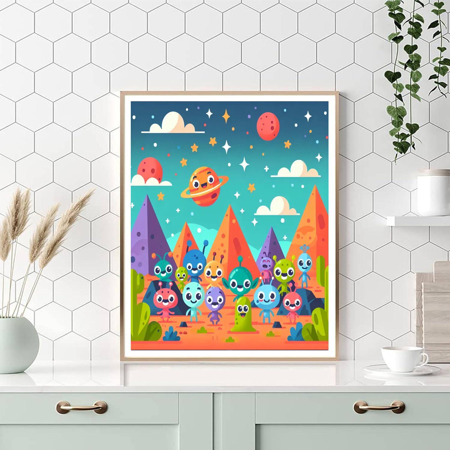 Exploration On Mars Paint By Numbers Kits