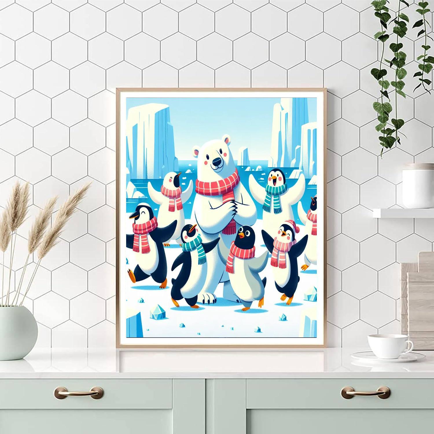 Arctic Animals' Winter Ball Paint By Color