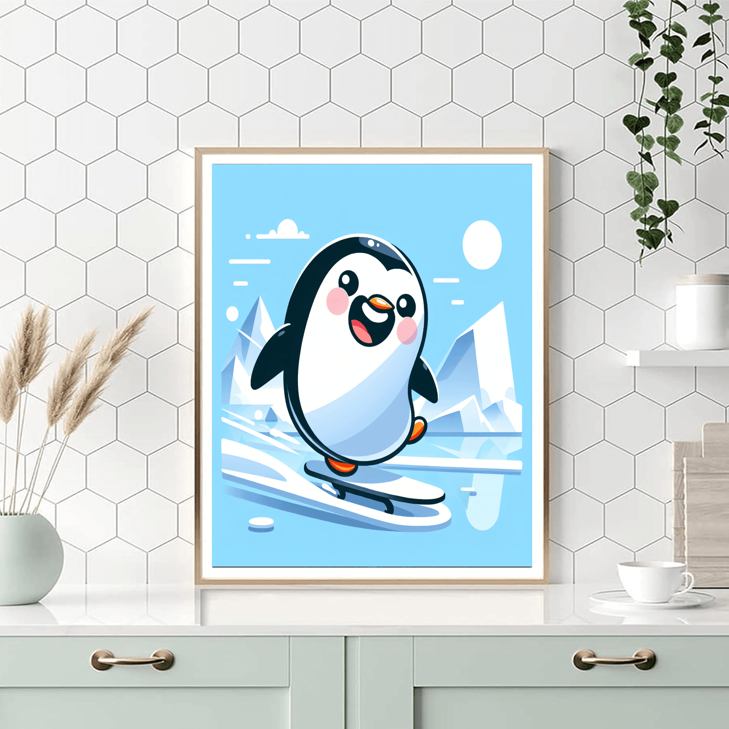 Perky Penguin Paint By Color