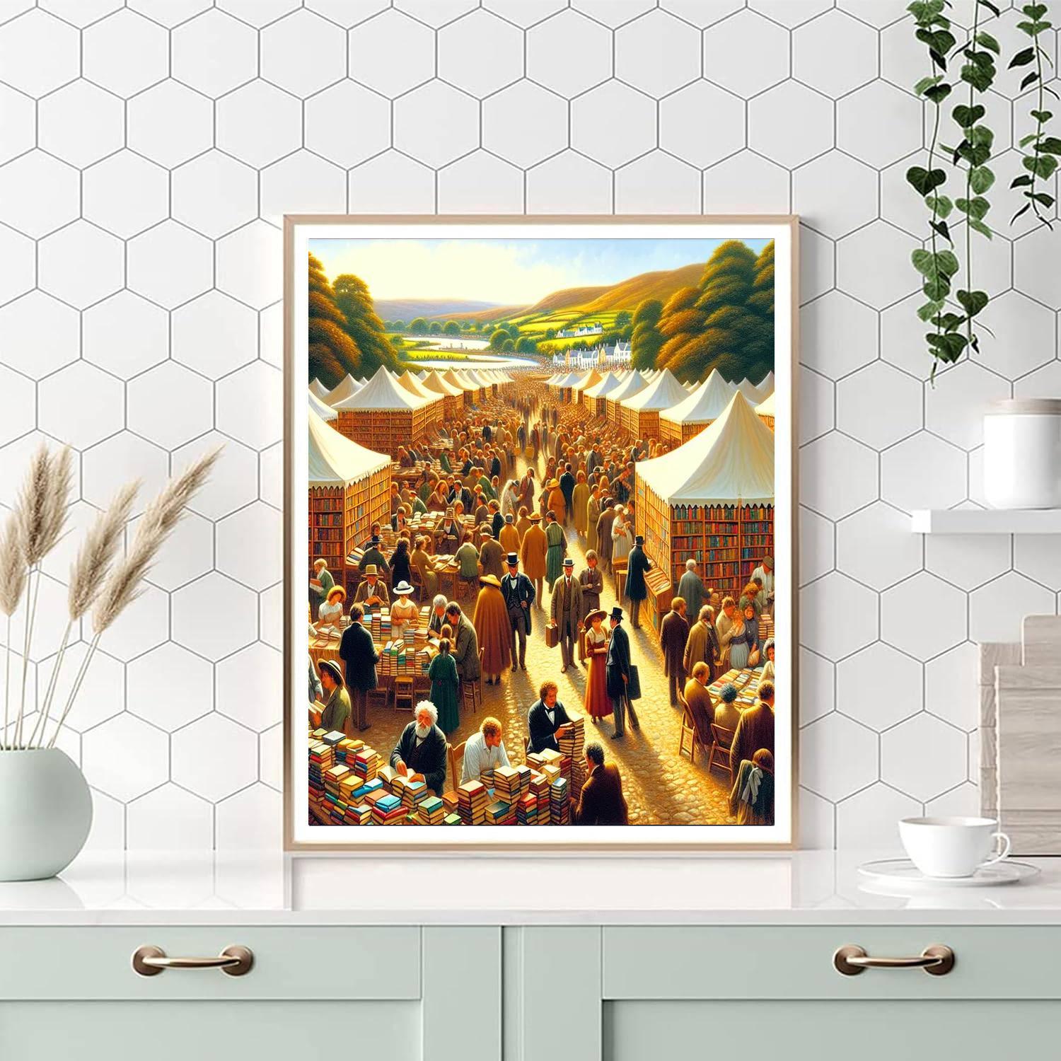 Hay Festival - Hay-on-wye, Wales Paint By Color