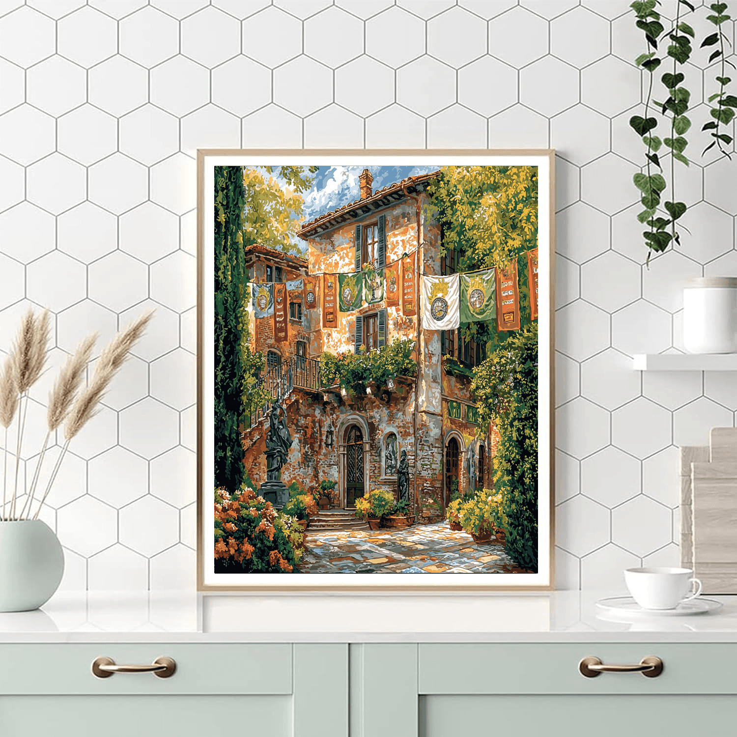 Galileo's Home Number Painting