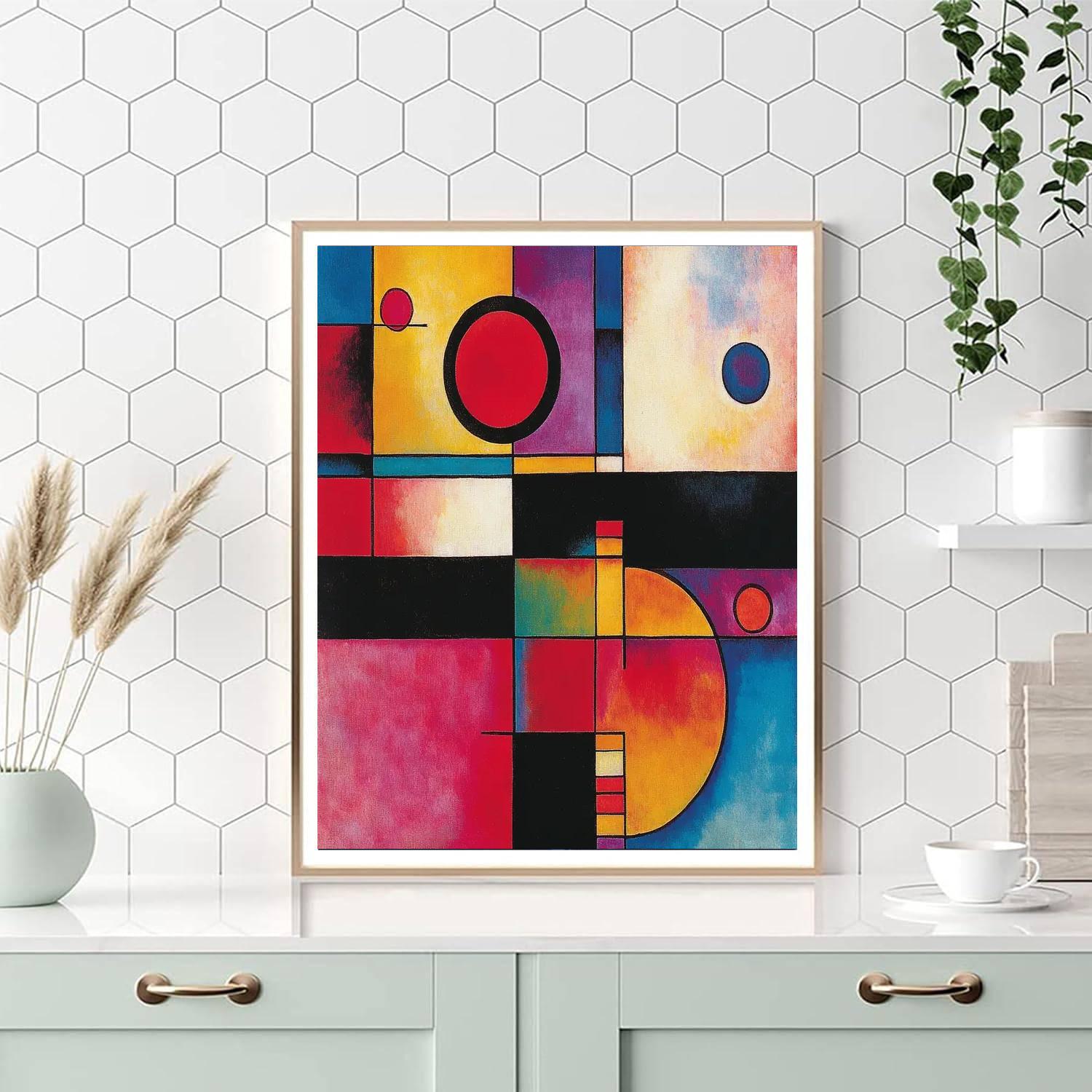 Wassily Kandinsky Inspired Timeless Abstract Symphony  Paint By Number