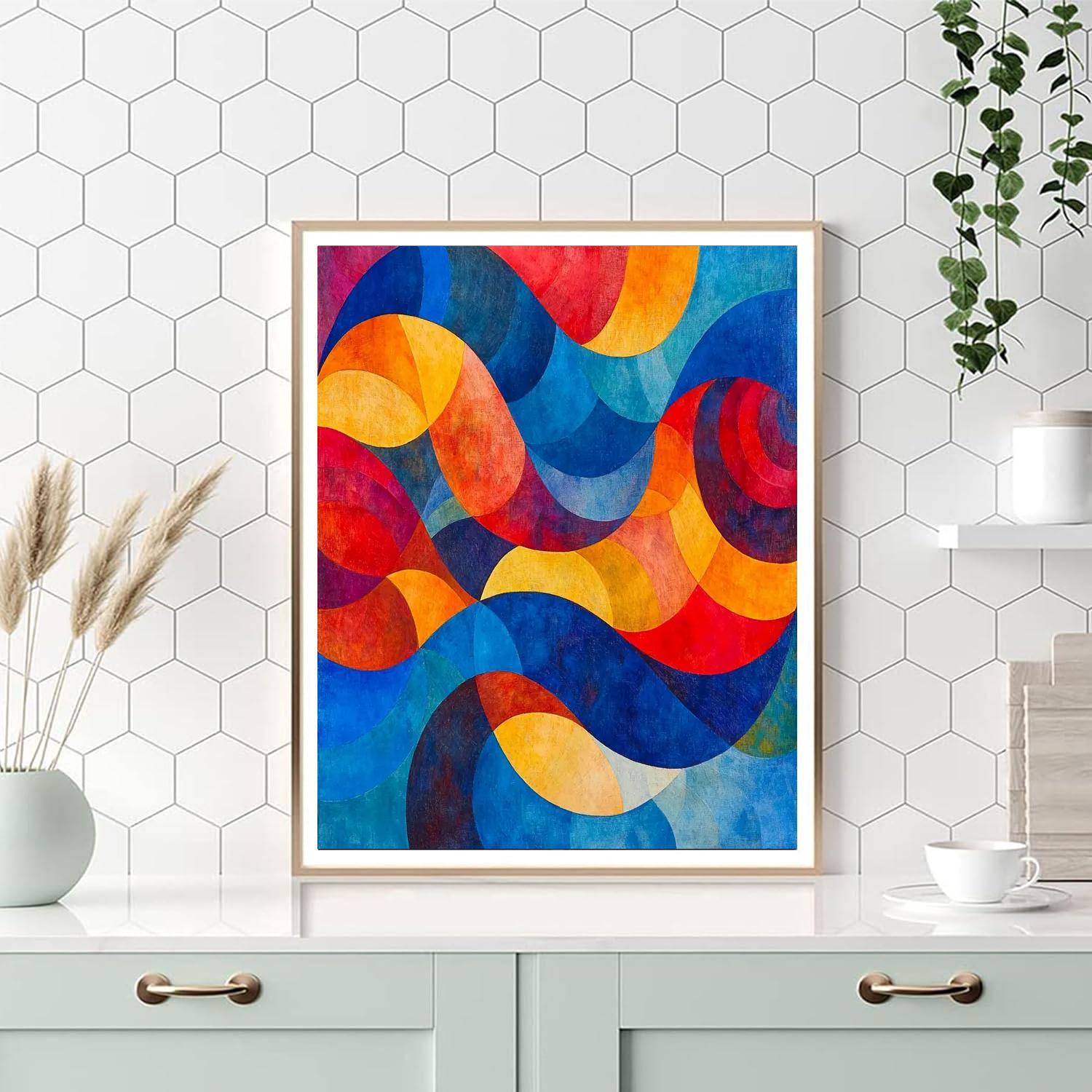 Sonia Delaunay Inspired Abstract Color Melody  Paint By Color