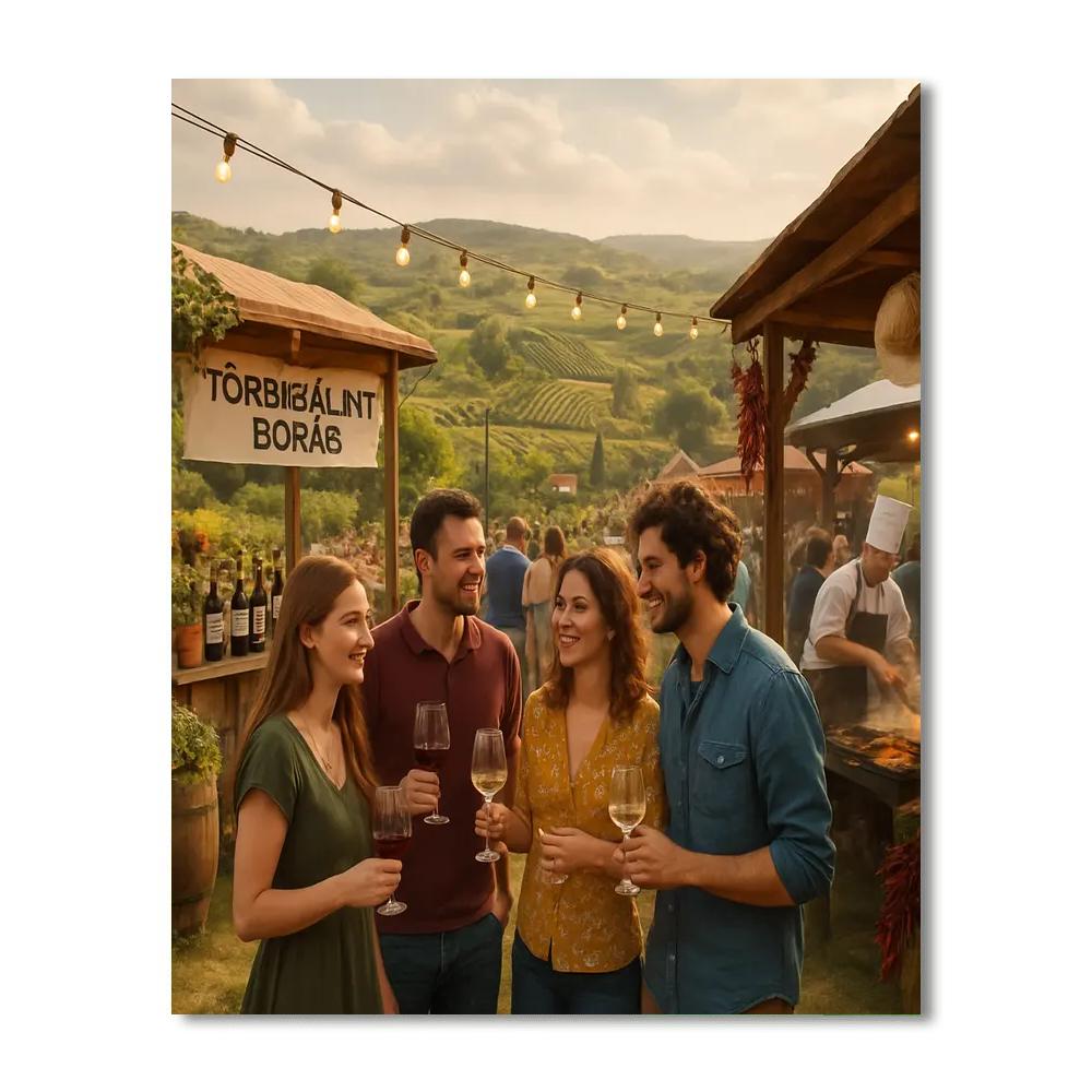Törökbálint Wine Festival - Hungary Paint By Numbers Kits