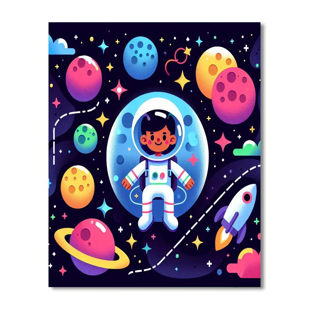 Cosmic Galaxy Explorer Paint By Numbers Kits