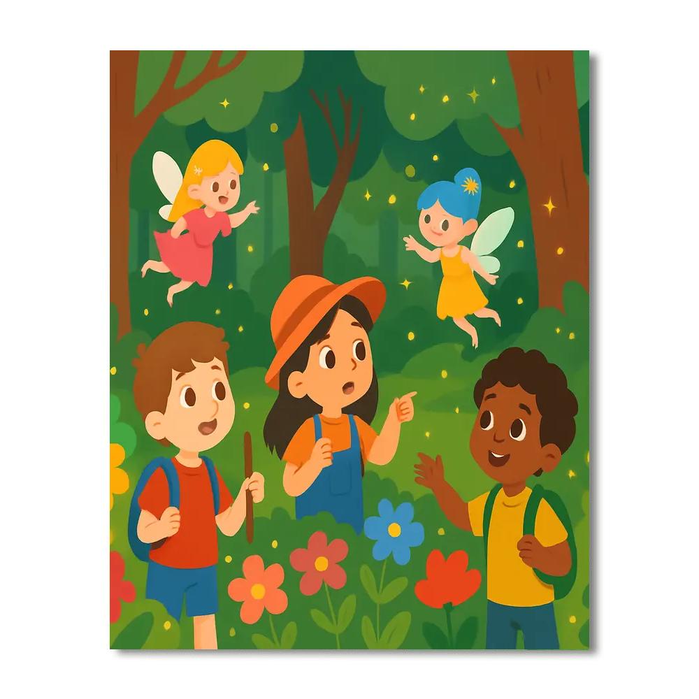 Exploring The Fairy Forest Paint By Numbers