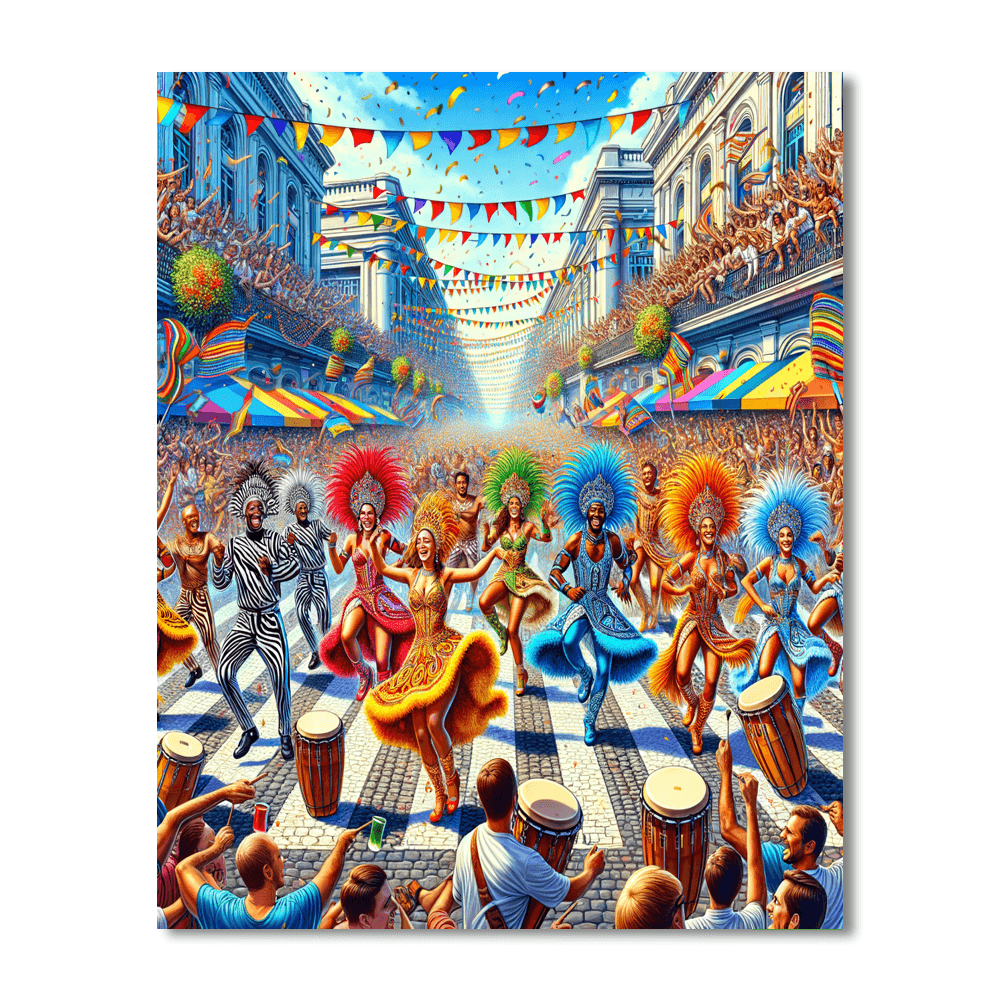 Río Carnival - Montevideo DIY Paint By Numbers