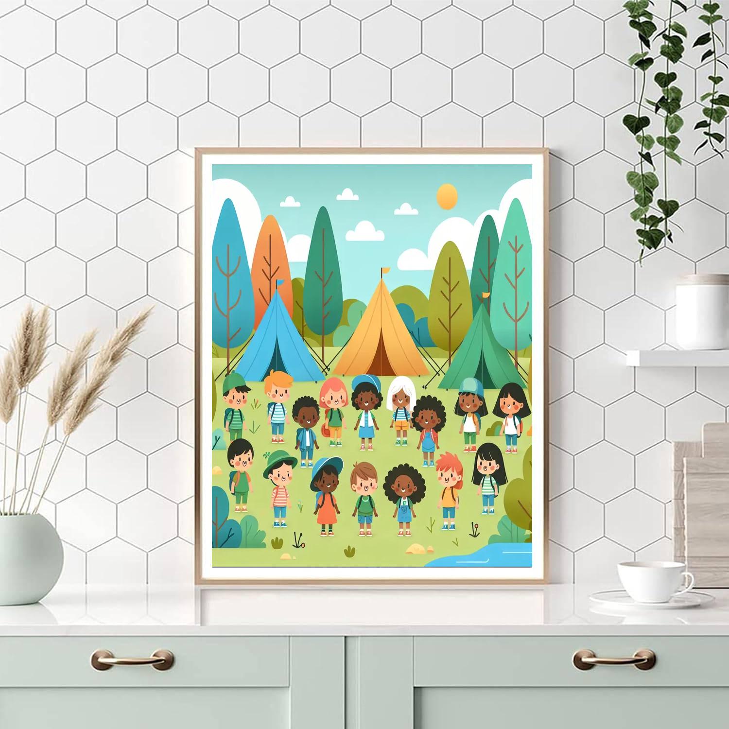 Wilderness Adventure Club Painting By Numbers Kit