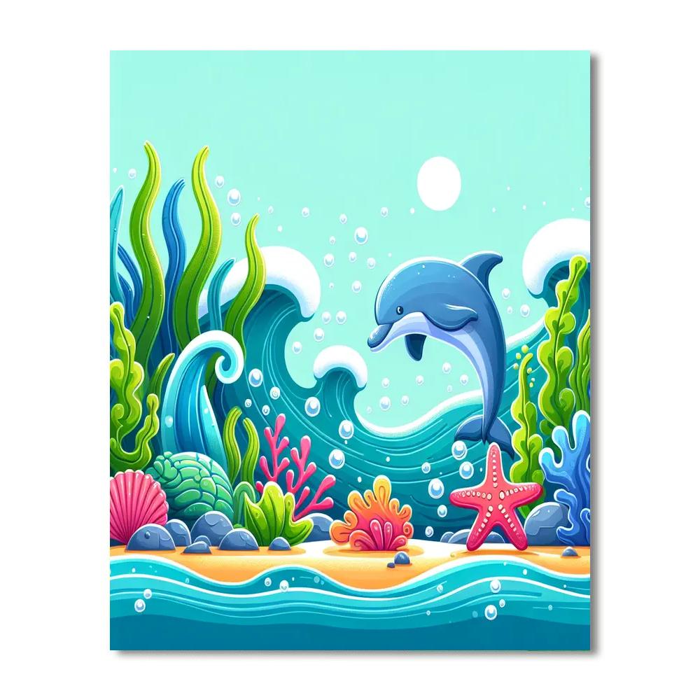 Bubbling Ocean Adventure Paint By Color