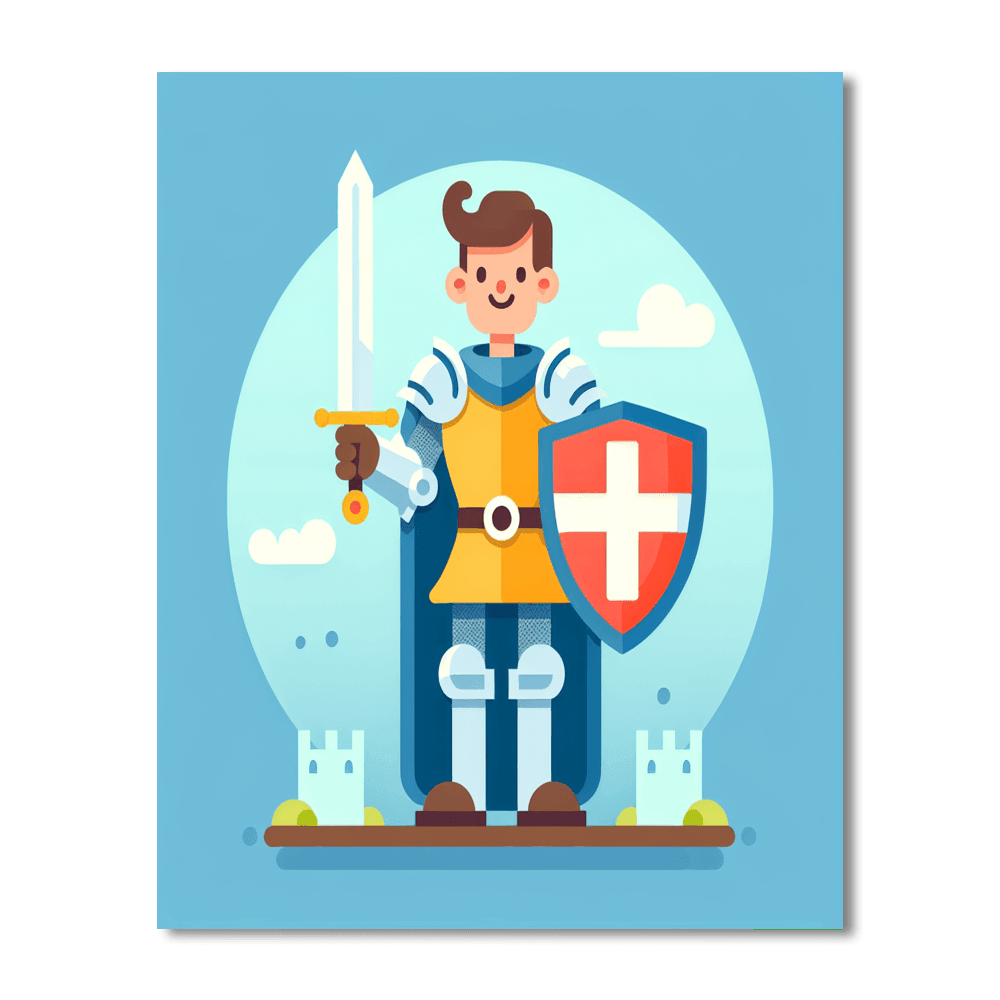 Noble Knights Number Painting