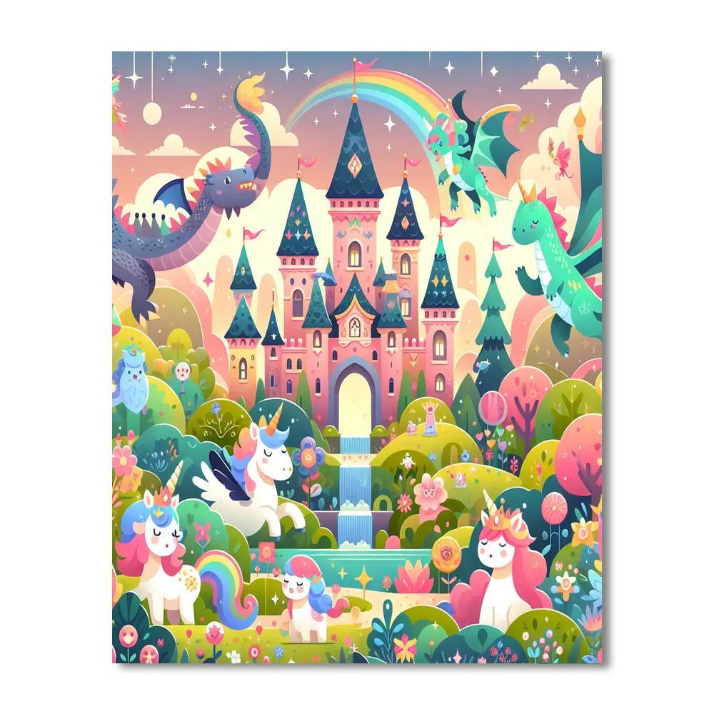 Whimsical Fairytale Journey Painting By Numbers Kit