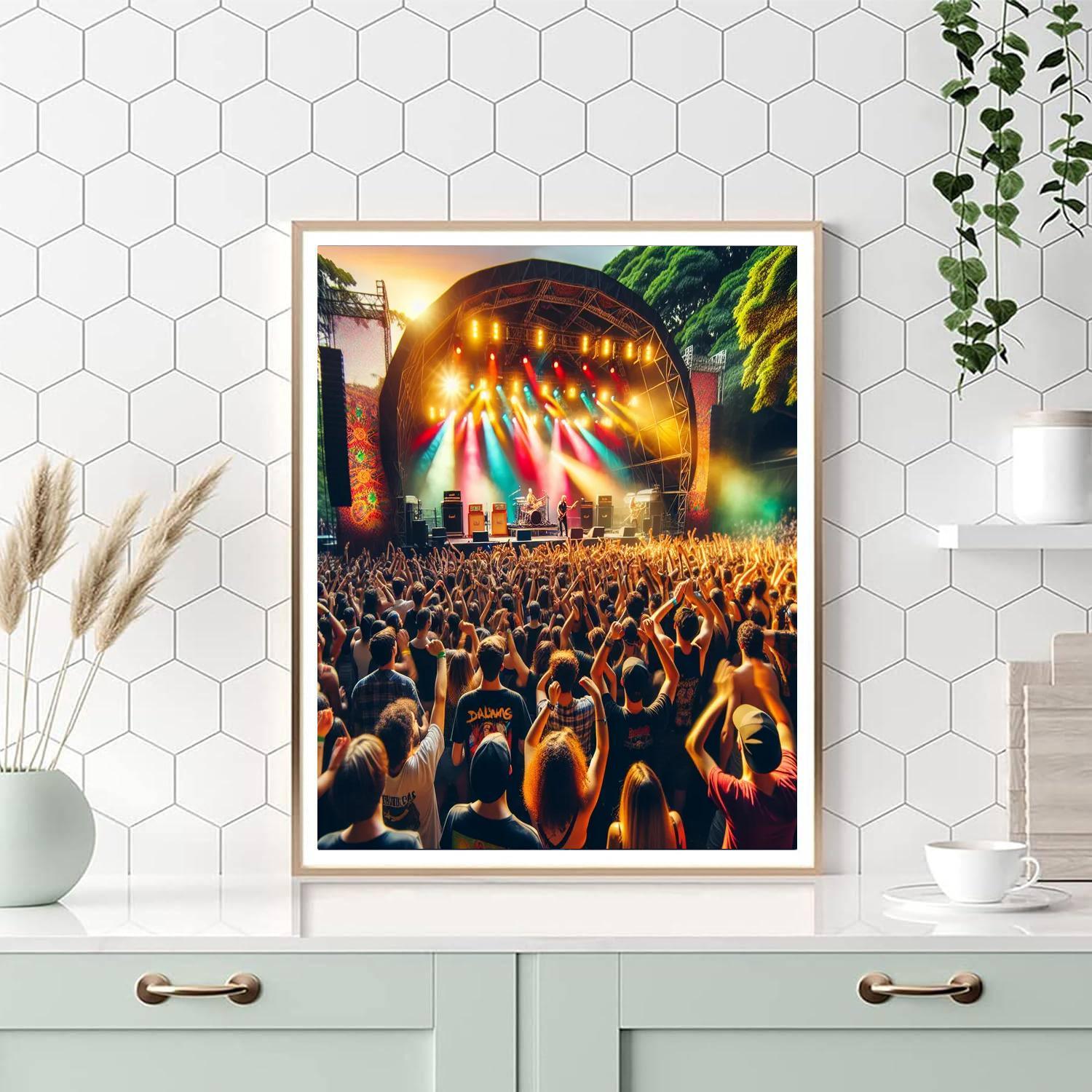 Rock Al Parque - Colombia Numbered Painting Kits