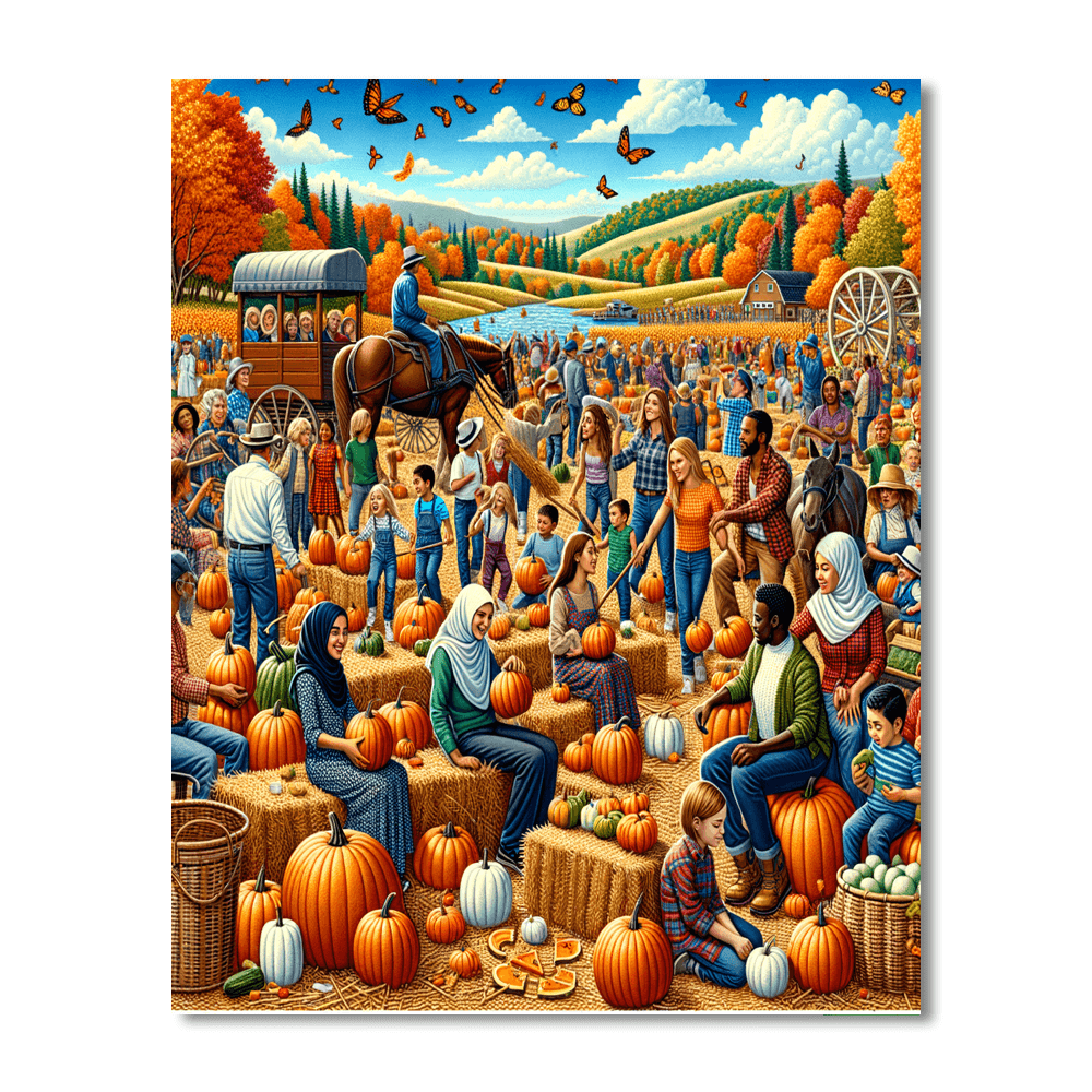 The Harvest Festival Paint By Color