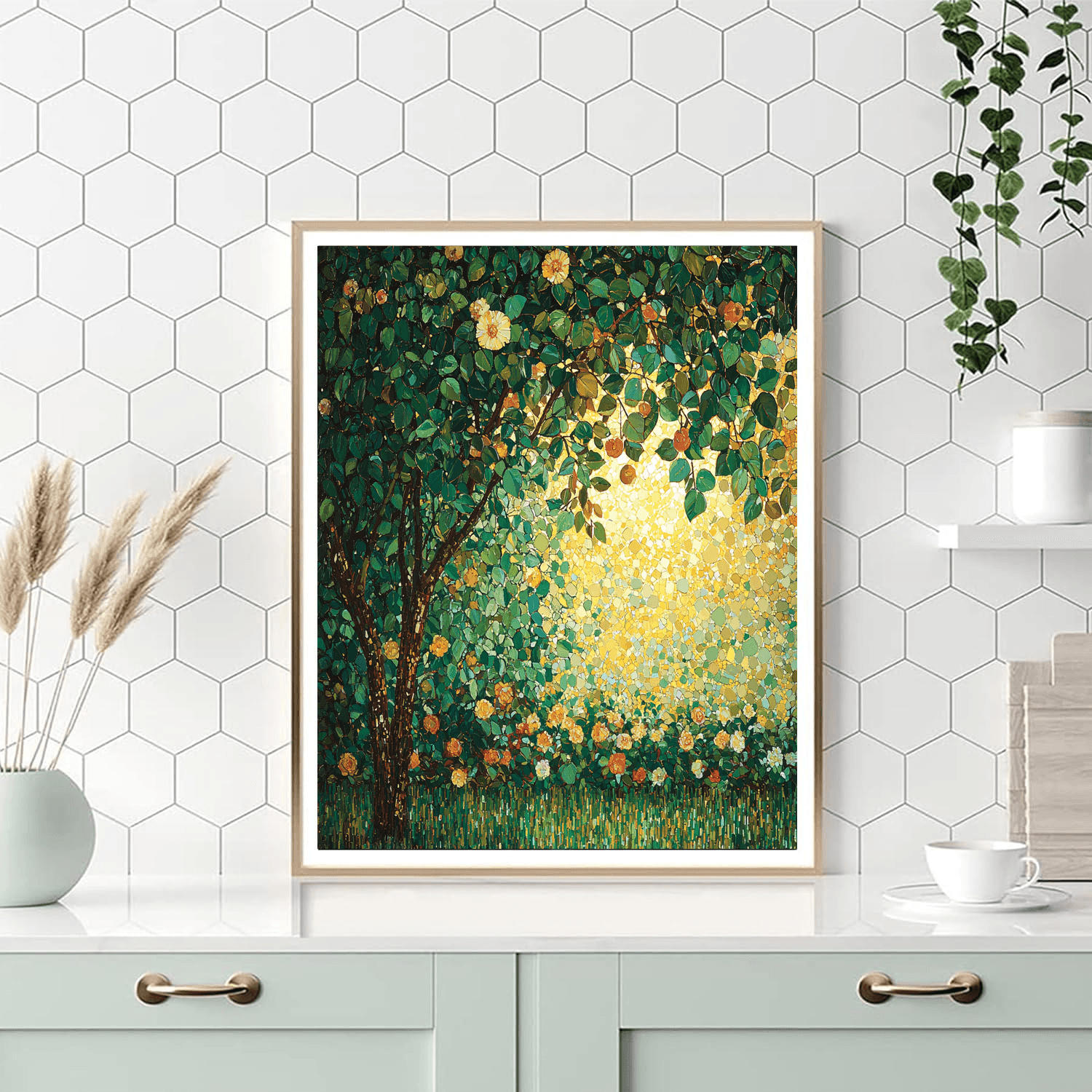 Gustav Klimt Inspired Dance Of Light  Paint By Numbers Art