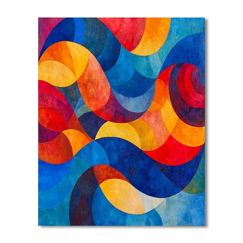 Sonia Delaunay Inspired Abstract Color Melody  Paint By Color