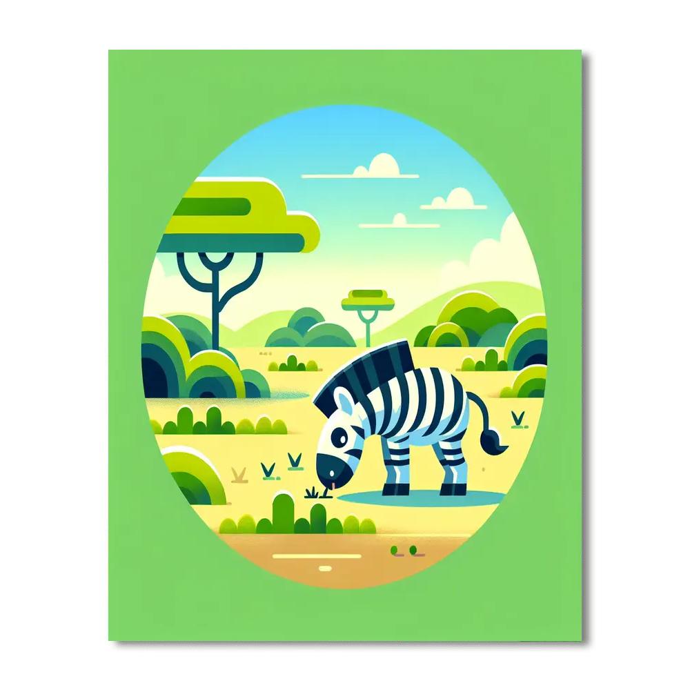 Wildlife Safari Exploration Paint By Numbers Kits