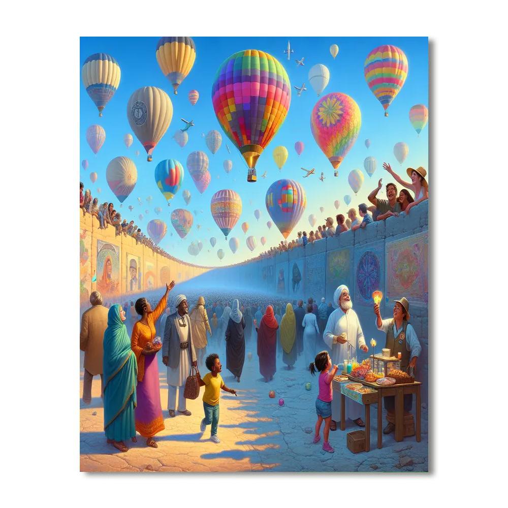 Festival Internacional Del Globo Number Painting