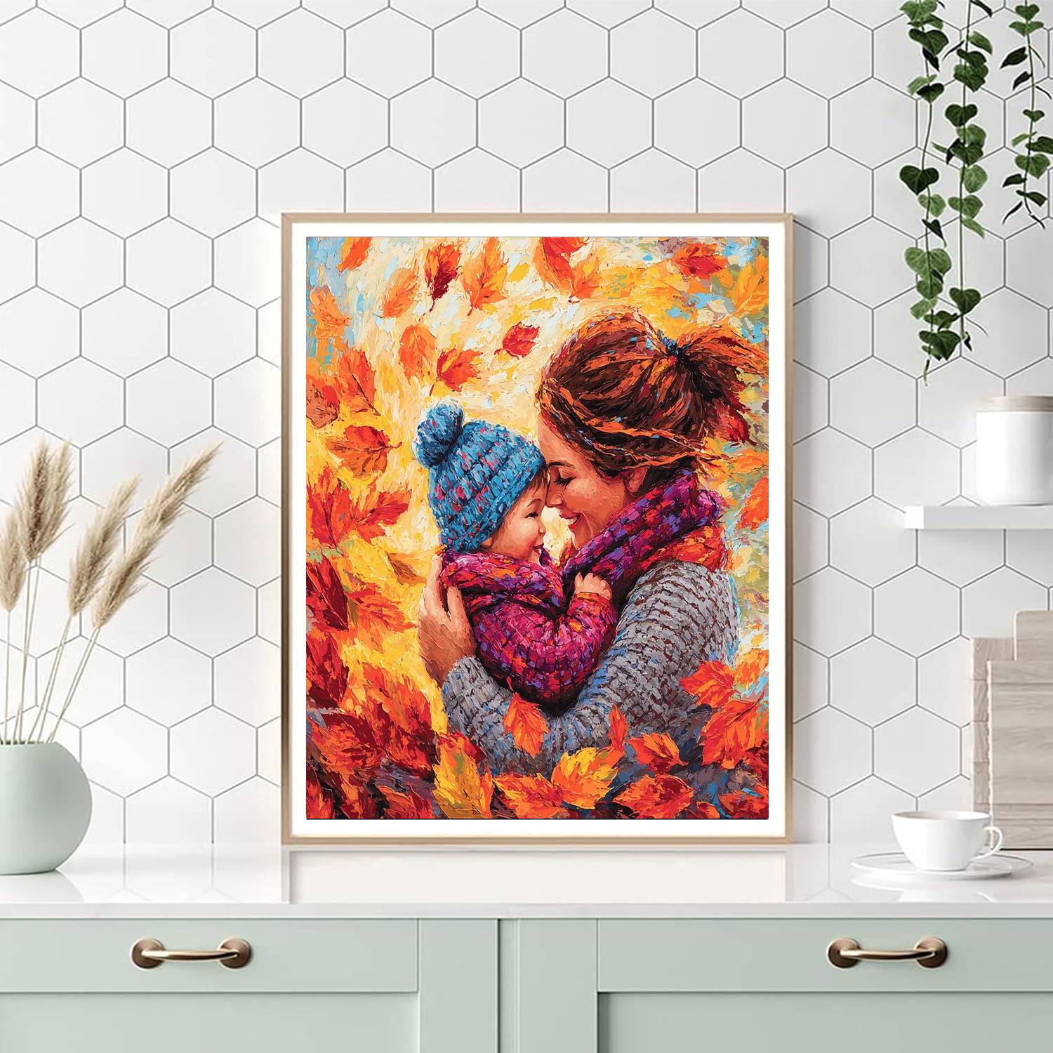Embracing Autumn Paint By Color