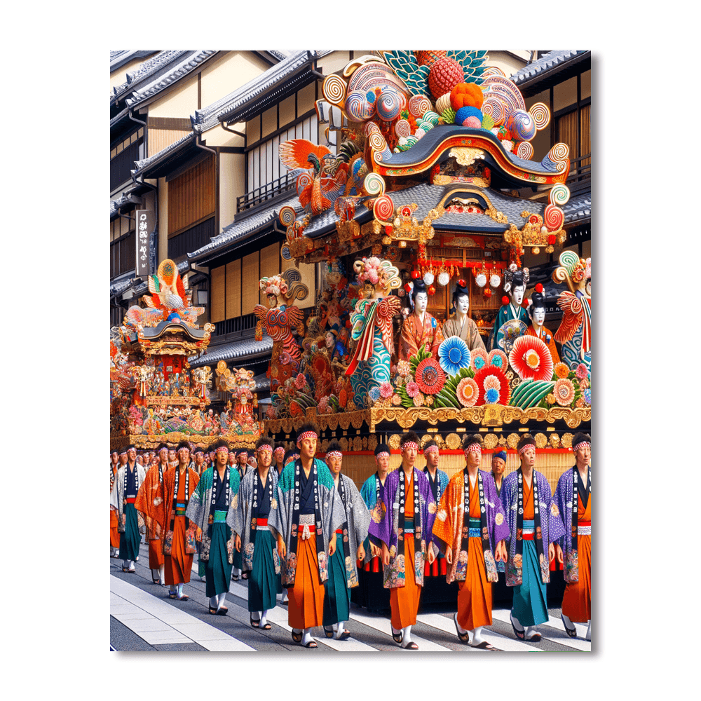 Gion Matsuri Painting Number Kit
