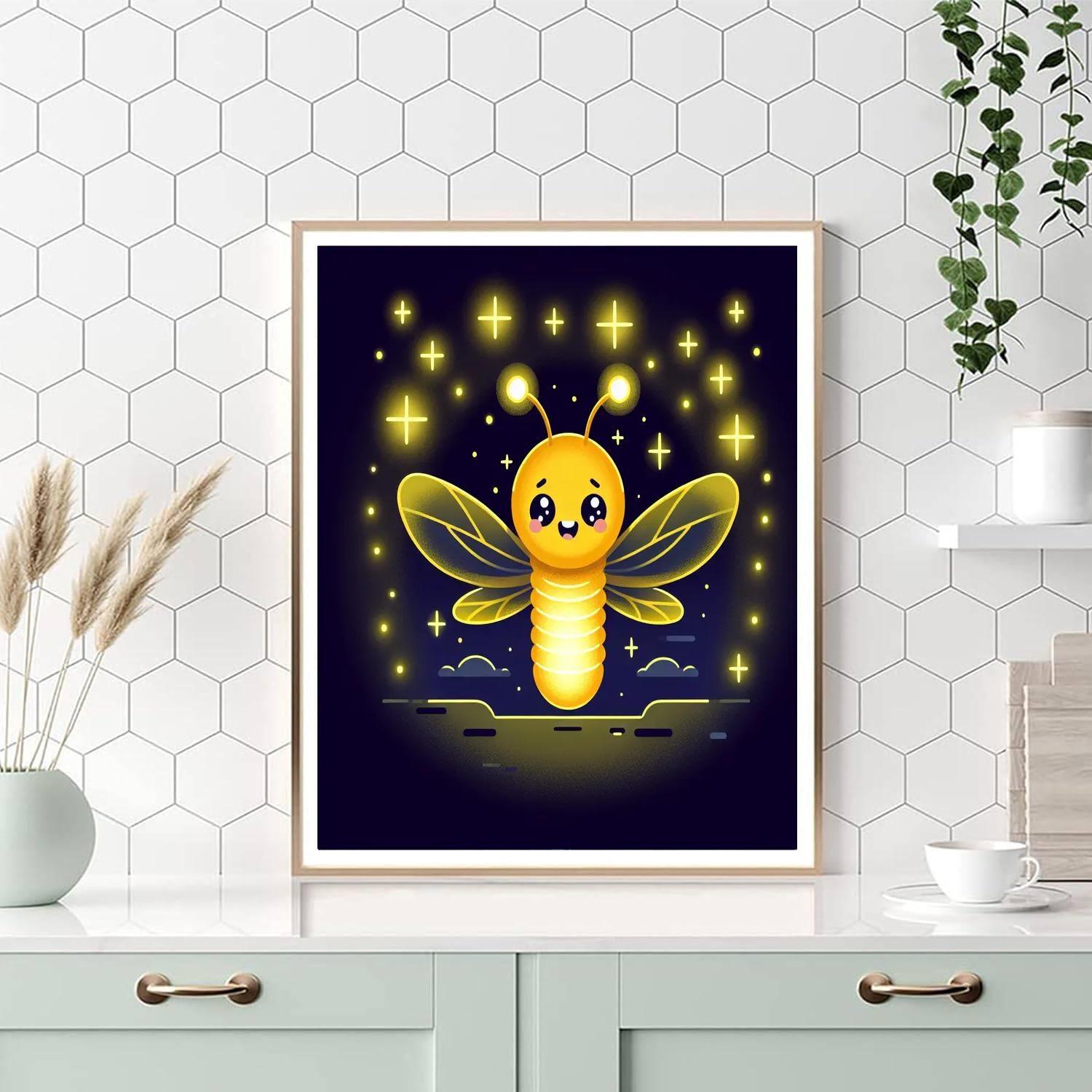 Energetic Firefly Painting By Numbers Kit