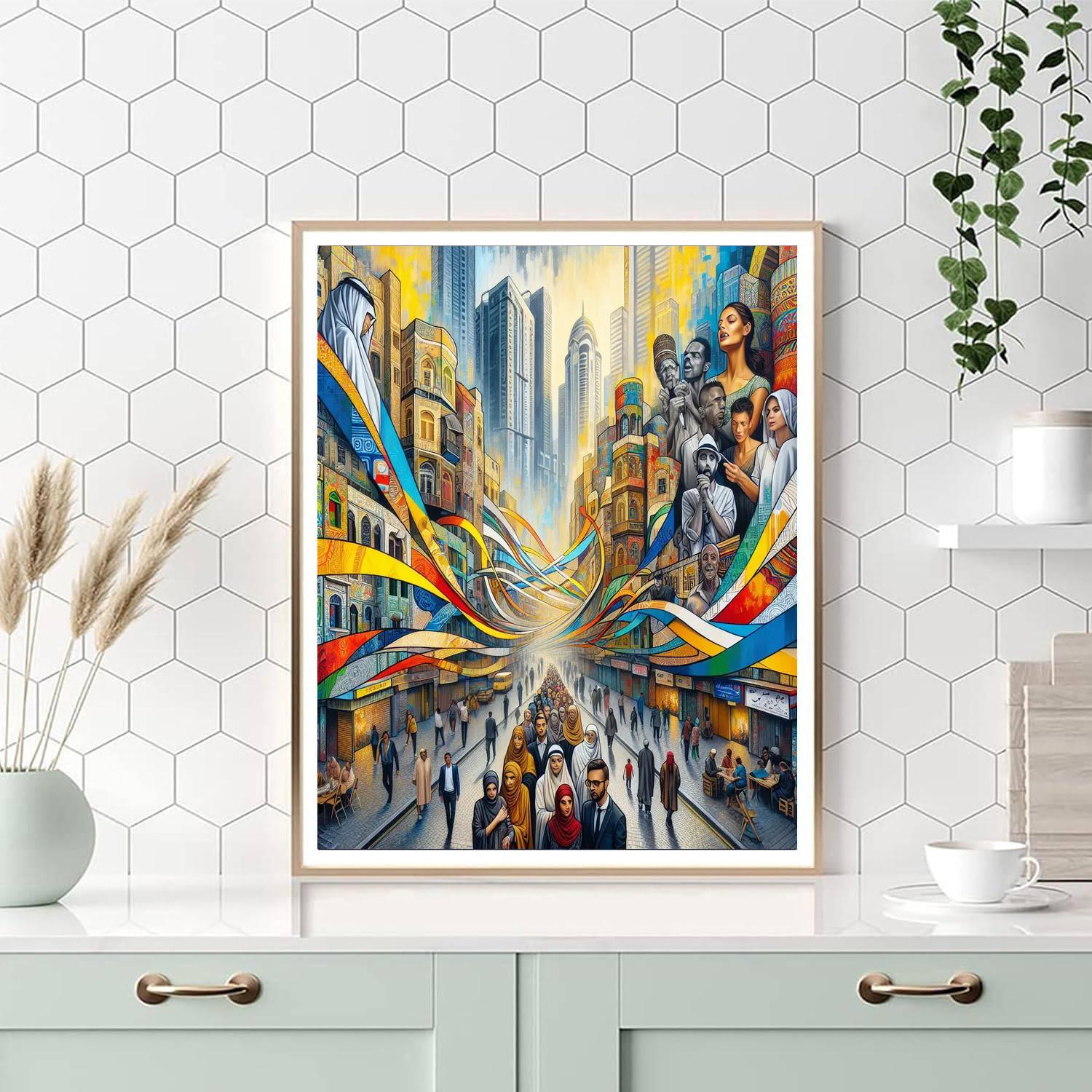 Artistic City Symphony Paint By Numbers