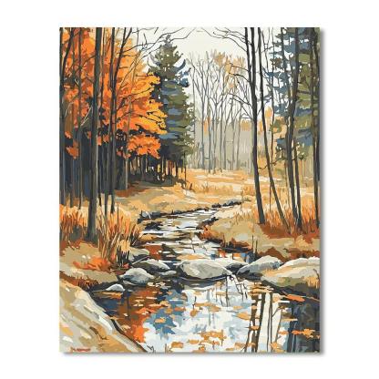 Nandalal Bose Inspired Silent Rhythms Of The Wild  DIY Paint By Numbers