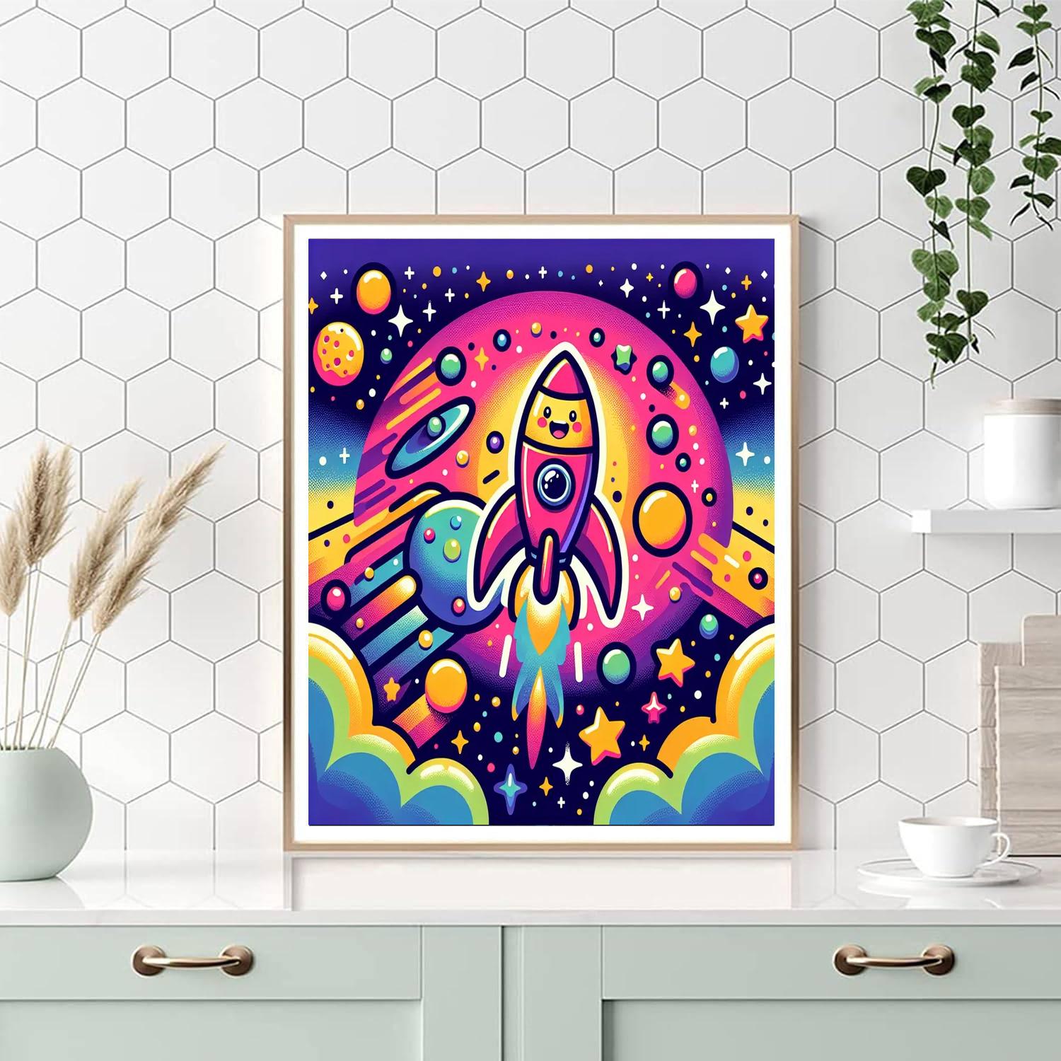 Glorious Galaxy Expedition Painting Number Kit