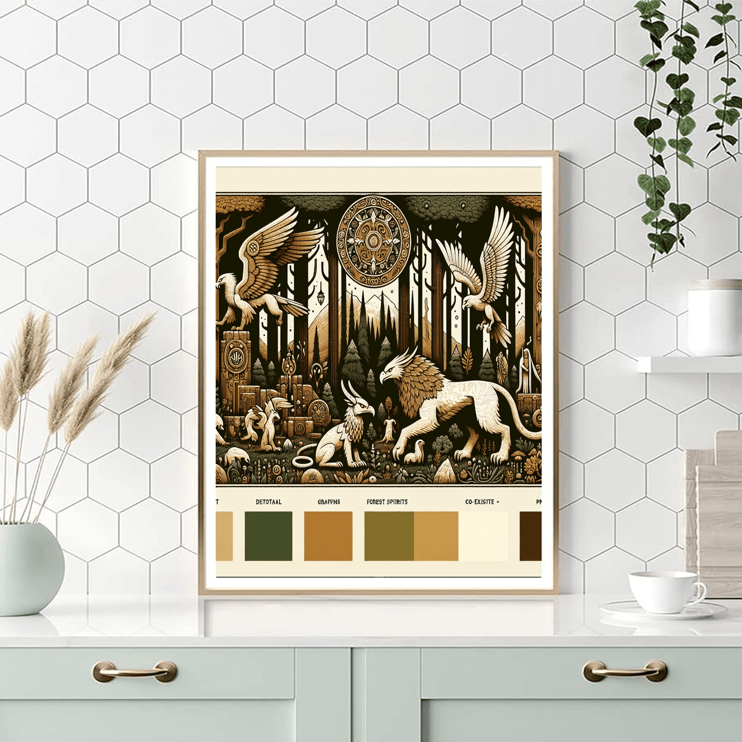 Mythical Forest Legends Paint By Number