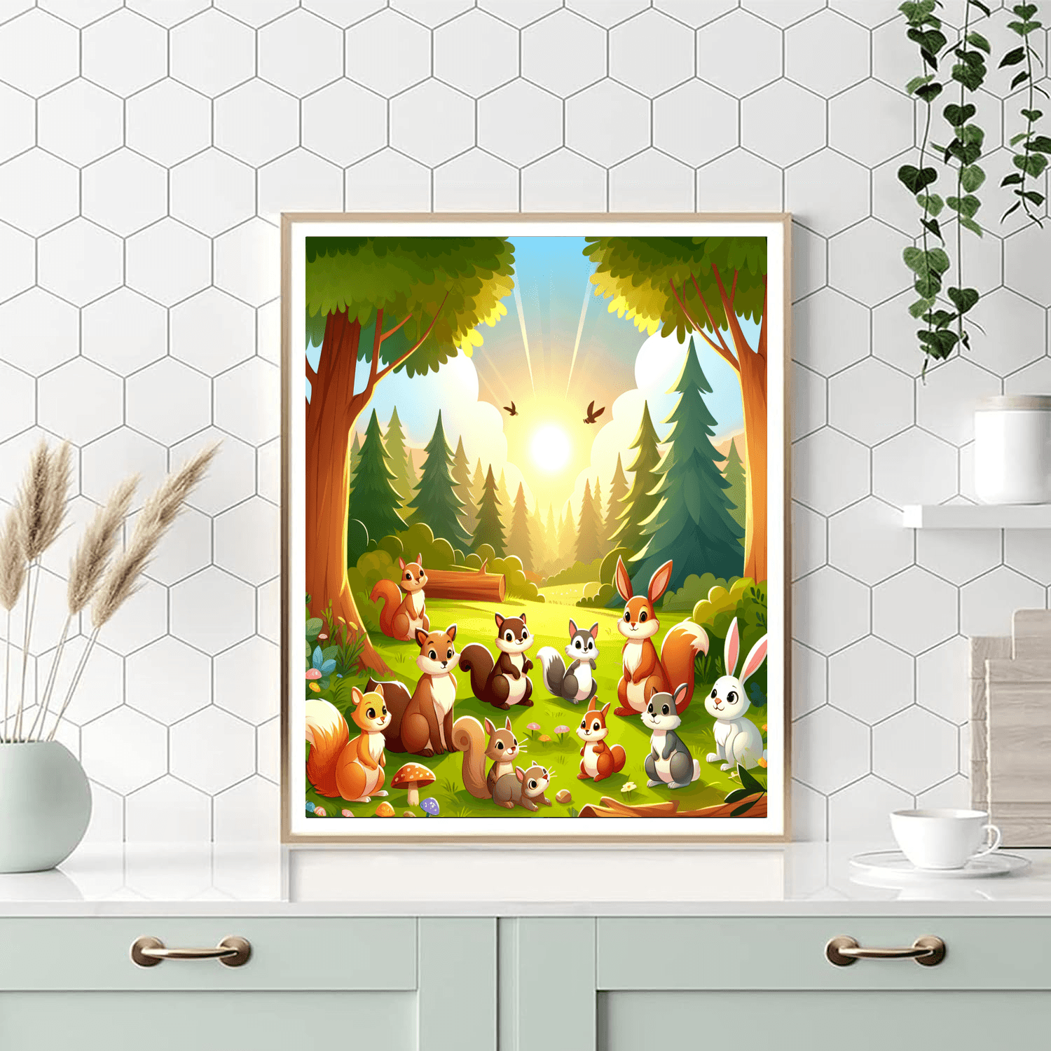 Friendly Forest Fellowship Paint By Color