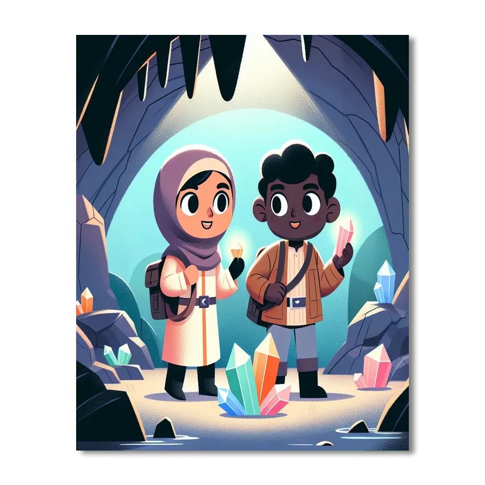 Crystal Cavern Quest Paint By Color