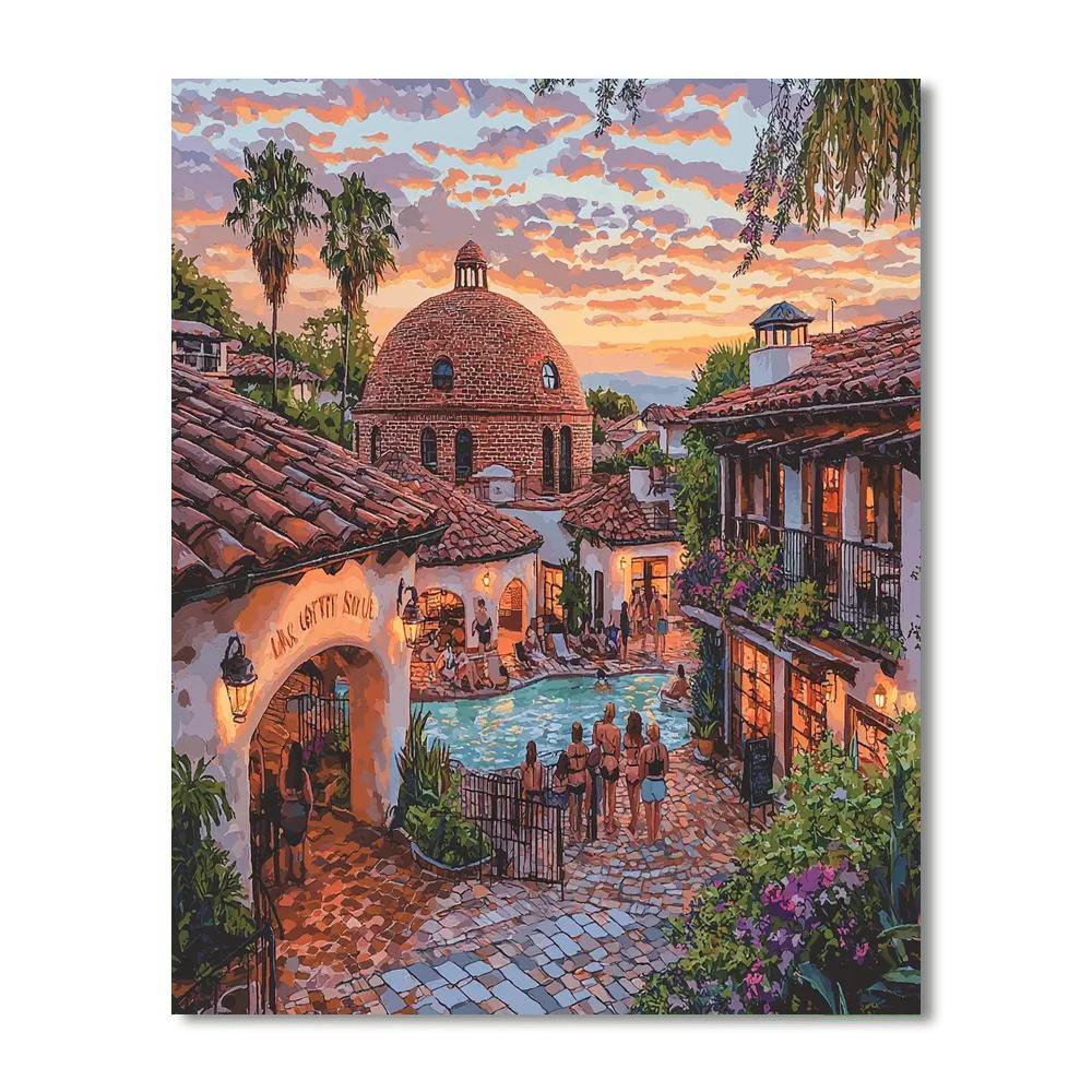 Tbilisi Sulphur Baths Painting Number Kit