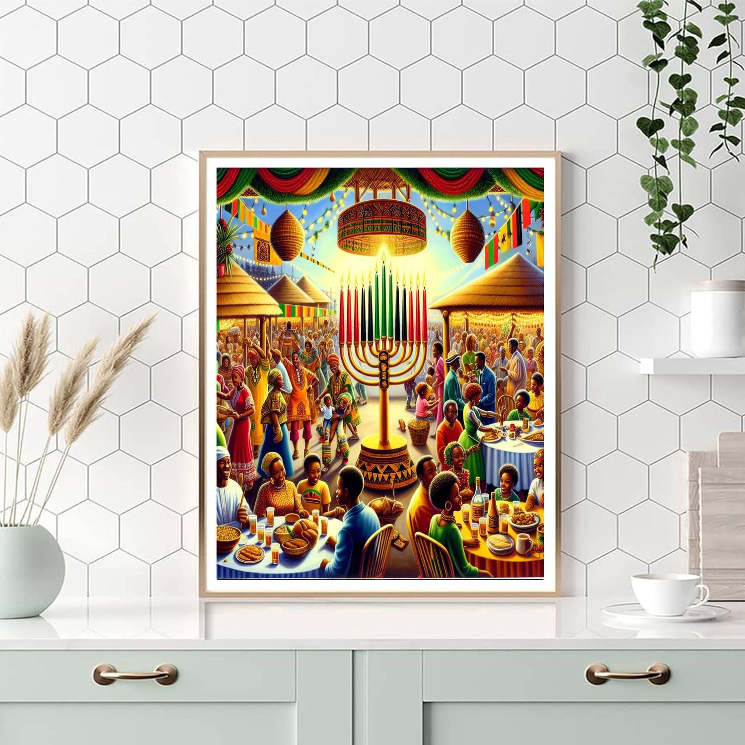 Kwanzaa Festival Paint By Numbers Art