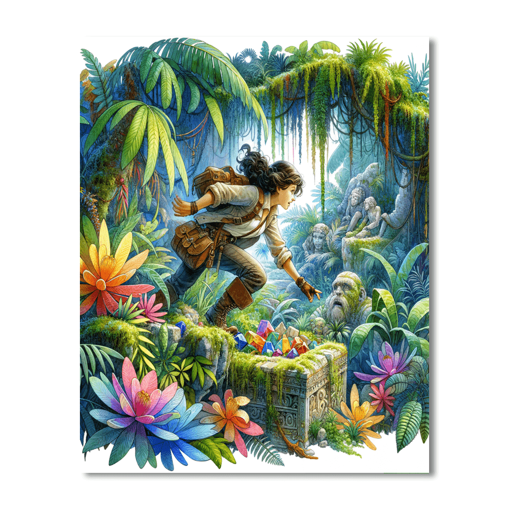 Adventurous Explorer’s Quest Painting Number Kit