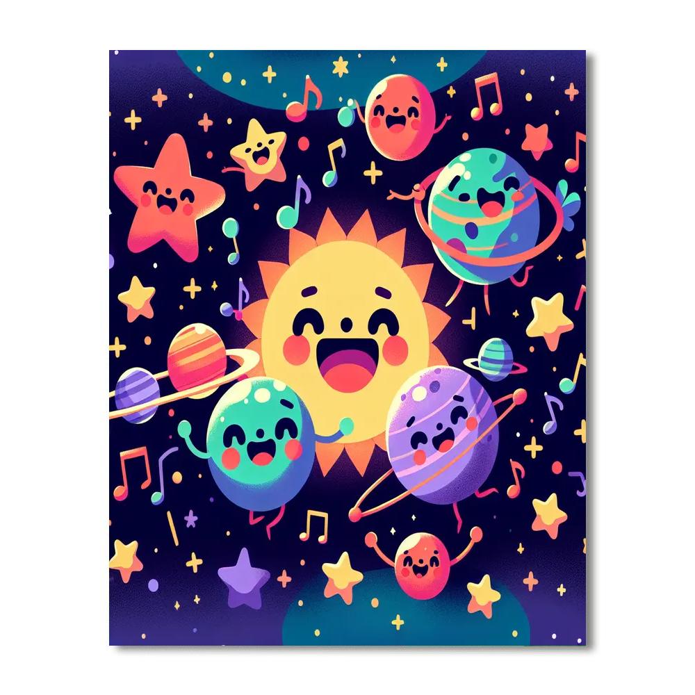 Celestial Dance Party Paint By Number