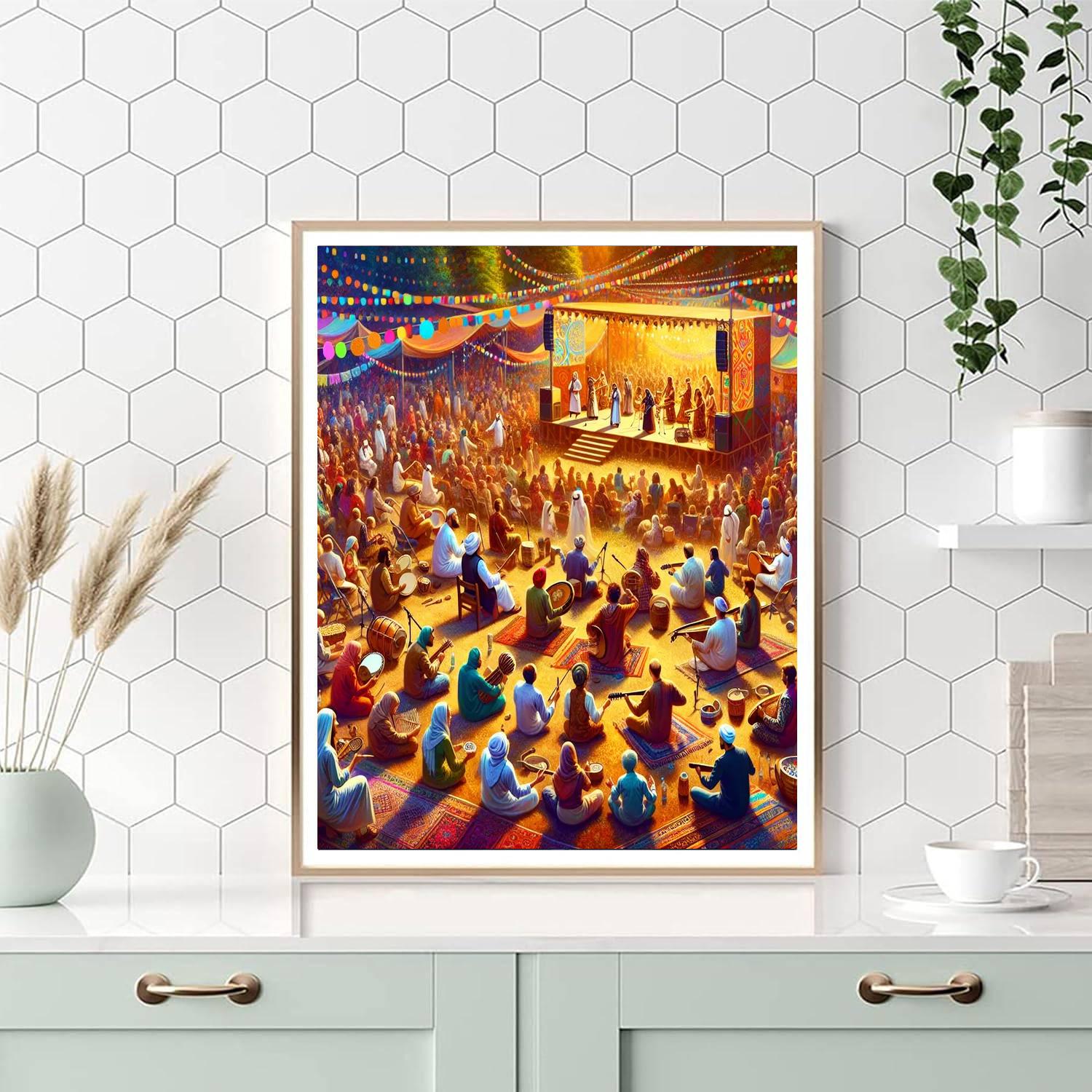 Folk Festival In Sydney Paint By Numbers