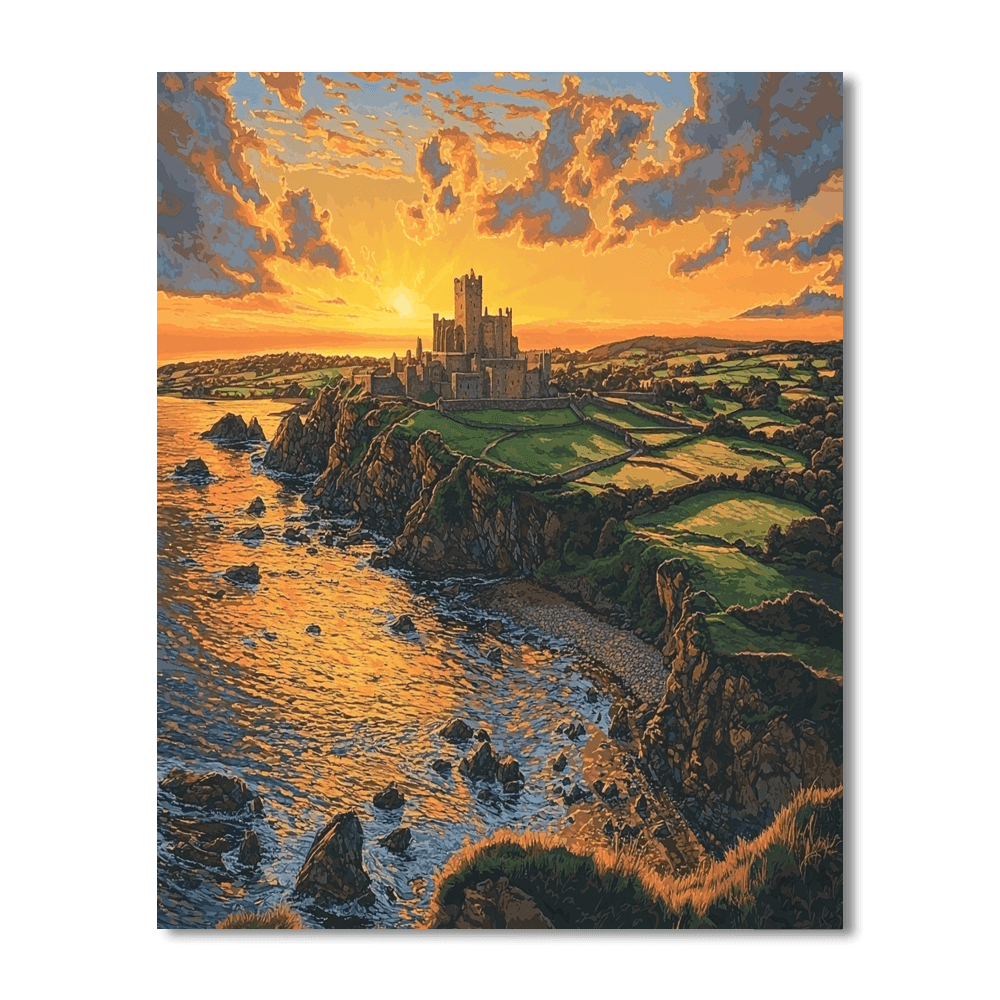 Mont Saint-michel - France DIY Paint By Numbers