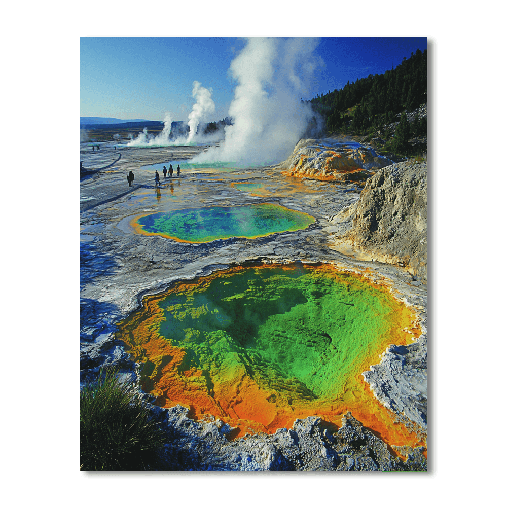 Wai-o-tapu Thermal Wonderland Painting Number Kit