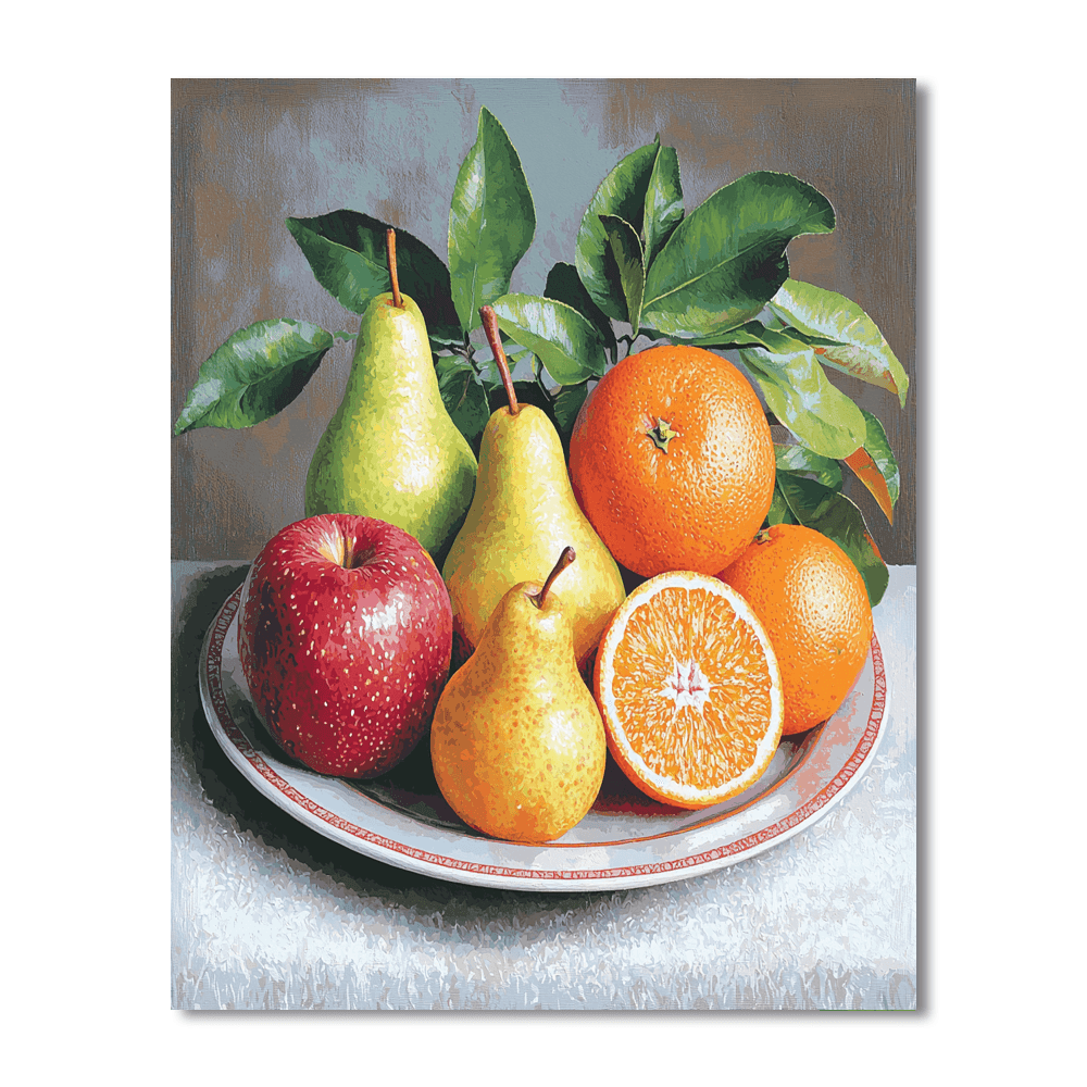 Giorgio Morandi Inspired Fruity Delight  Numbered Painting Kits
