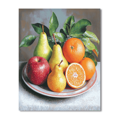 Giorgio Morandi Inspired Fruity Delight  Numbered Painting Kits