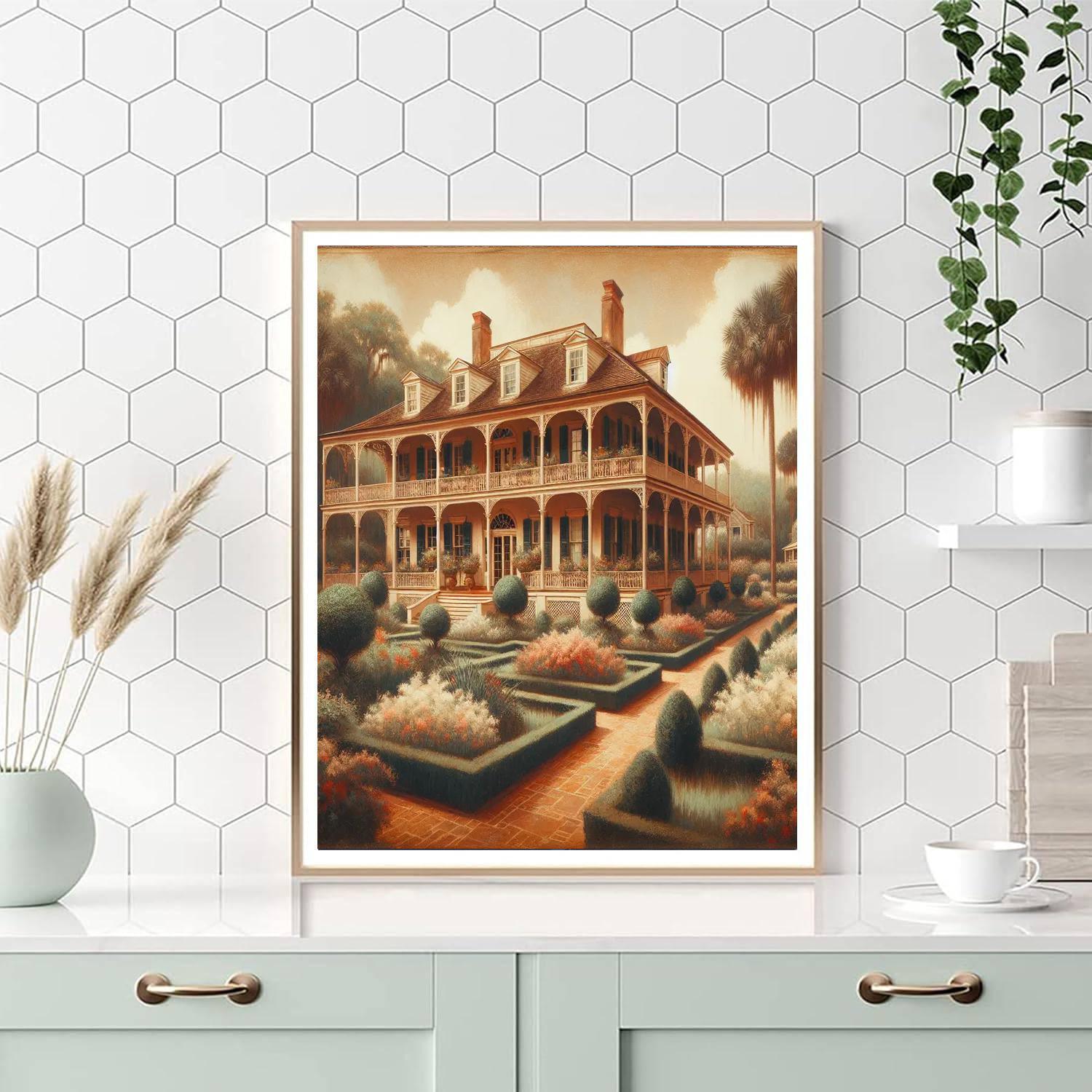 Southern Plantation Charm Paint By Color