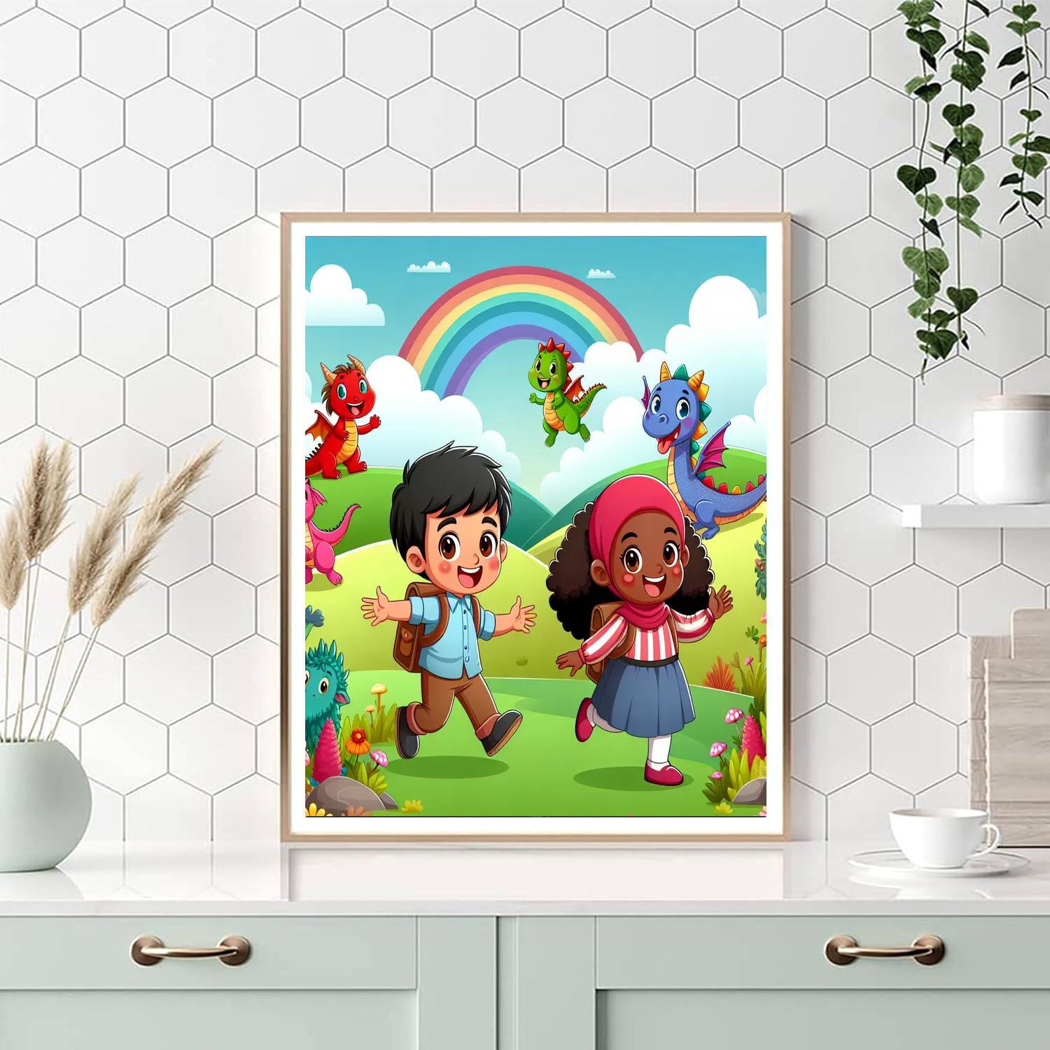 Adventure Pals Paint By Numbers Art